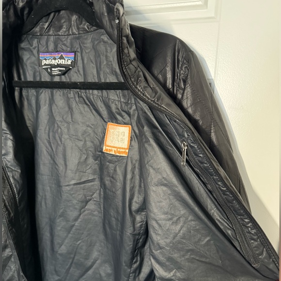 Patagonia Black Quilted Jacket Women’s L Lightweight Insulated Coat - Picture 4 of 5